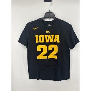Caitlin Clark #22 Iowa Hawkeyes The Nike Tee Black Jersey T-Shirt Women's L EUC